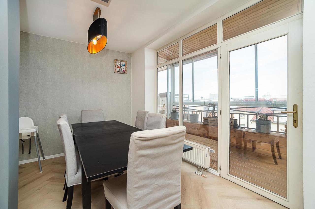 Big 4-Bedroom Flat, Terrace With Great Vitkov View Прага Екстер'єр фото